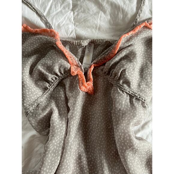 Gilligan Gray White & Pink Coquette Fairycore Angelic Camisole Top Medium - Picture 2 of 4